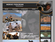 Tablet Screenshot of hervefieujean.com